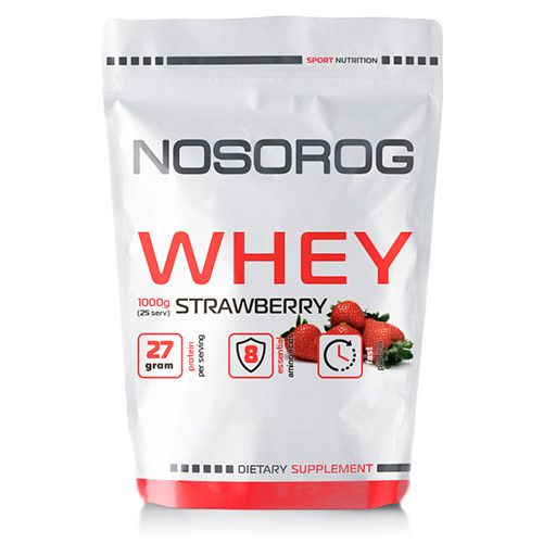 Протеїн Nosorog Whey полуниця, 1 кг