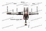 Honda ZX AF34/35 Cesta 35SR (GBL / GBLK ширина щоки 32.5 mm) (фірма Shuk), фото 3