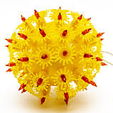 Куля що світиться, 12 см, 50л, помаранчева, IP44, Новорічна світлодекорація (050468), фото 2