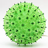 Куля що світиться, 18 см, 100л, зелений, IP44, Новорічна світлодекорація (050499), фото 2