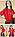 Футболка жіноча Crown Jeans модель Only For Me start the day with a smile Red, фото 3