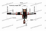 Honda ZX AF34/35 Cesta 35SR (GBL / GBLK щоки 32.5 mm) Колінвал фірма Lipal, Японський бренд, фото 3