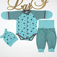 Набір для новонародженого "Зіркаспад" — 3 предмети