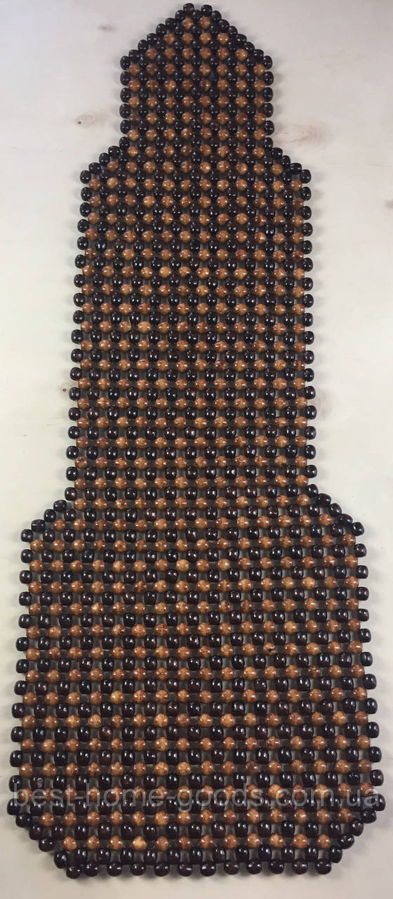 Масажна накидка з натурального дерева для авто – дерев’яний масажер на сидіння водія та офісне крісло, фото 1