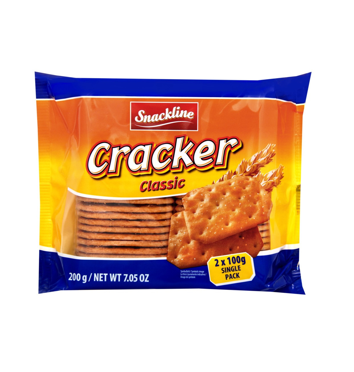 Печиво Snackline Cracker солоні Крекери Classic 200 г Австрія