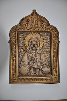 Ікона дерев'яна (Свята Матрена), розмір 250х300, доставка по Україні