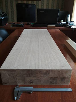 Сходи дерев'яні дуб, товщина 40 мм, 1 сорт