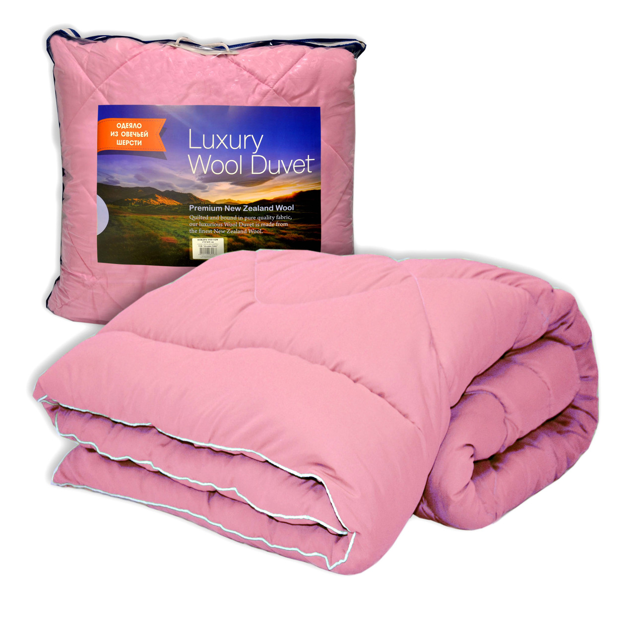 Ковдра з овечої вовни в мікрофібрі 220x200 см, фото 1