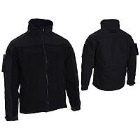 Куртка тактична флісова Fleece Jacket "Combat" Чорна
