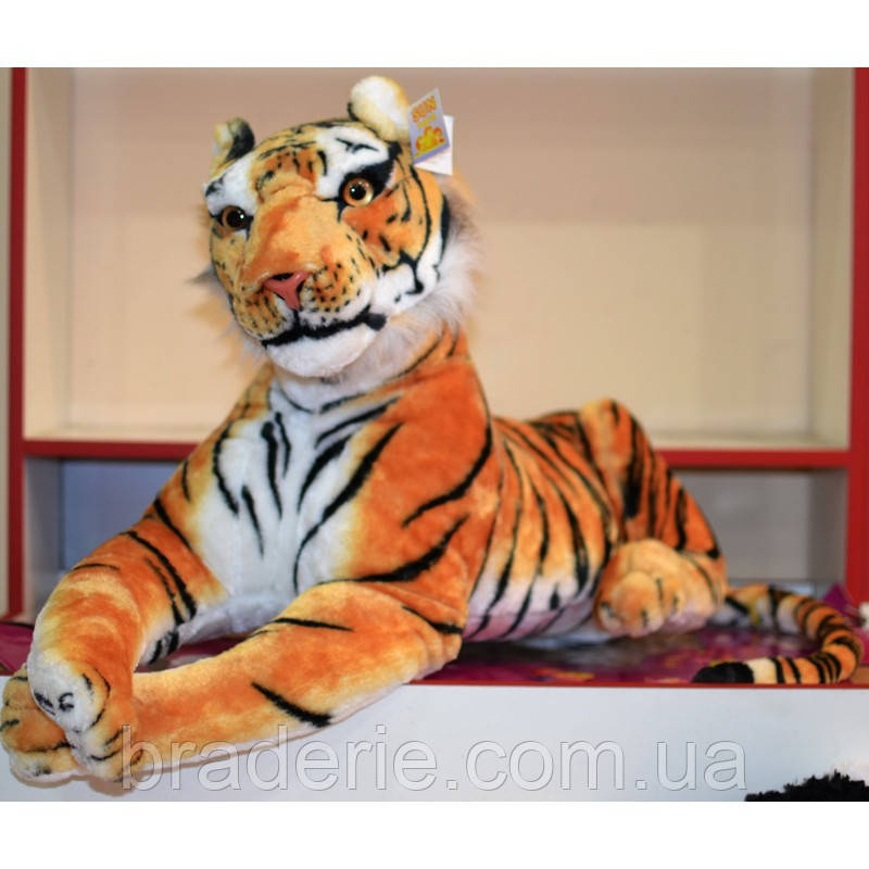 М'яка іграшка Тигр лежить 106 см 8898-96