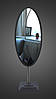 Овальне підлогове дзеркало, чорне, фото 2