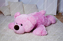 Лежачий ведмедик 120 см Рожевий