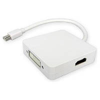 Адаптер конвертер 3 in 1 Apple mini DisplayPort to HDMI/DVI/DisplayPort всі популярні виводу