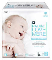 NATURE LOVE MERE - Підгузки дитячі, серія MAGIC SLIM FIT, розмір L, 22 шт, 9-12 кг