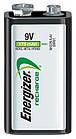 Аккумулятор Energizer Recharge Power Plus, 6F22/9V, 175 mAh, LSD Ni-MH, блистер 1шт, фото 2