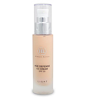 Коригувальний СС крем світлий тон Holy Land Cosmetics Age Defense CC Cream light SPF-50, 50 мл