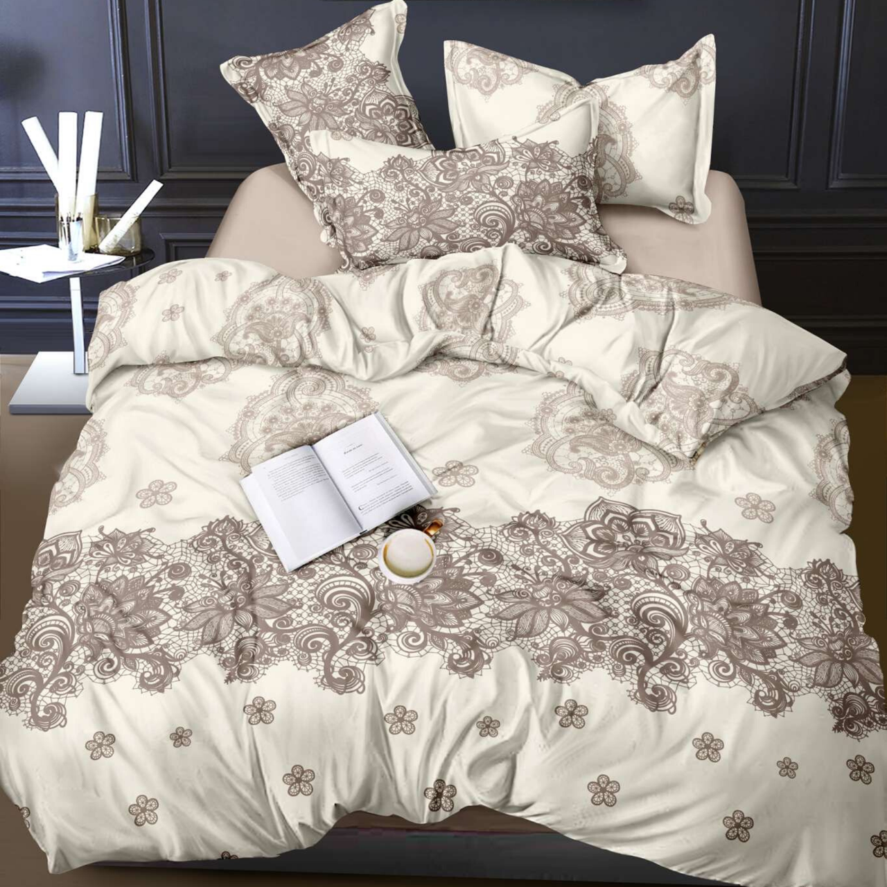 Постільна білизна Королева Ночі (Ранфорс) | Євро комплект | 50х70 |, фото 1