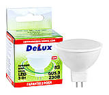 Лампа світлодіодна DELUX JCDR 7Вт 4100K 220В GU5.3 білий