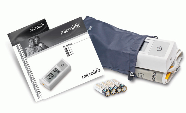 Комплектація тонометра Microlife BP A1 Easy 