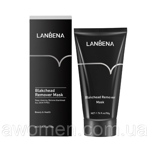 Уценка! Маска для обличчя Lanbena Blackhead Remove Mask проти чорних цяток 50 g (м'ята коробка), фото 1