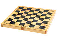 Дерев'яна шахова дошка складна, 36 x 36 см