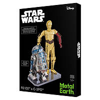 Подарочный набор Star Wars - C-3PO & R2-D2, Metal Earth (MMG276)