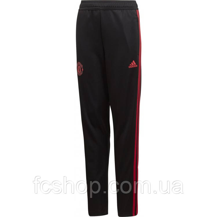 Дитячі штани Adidas MUFC CW7596, Чорний, Розмір (EU) — 128 cm