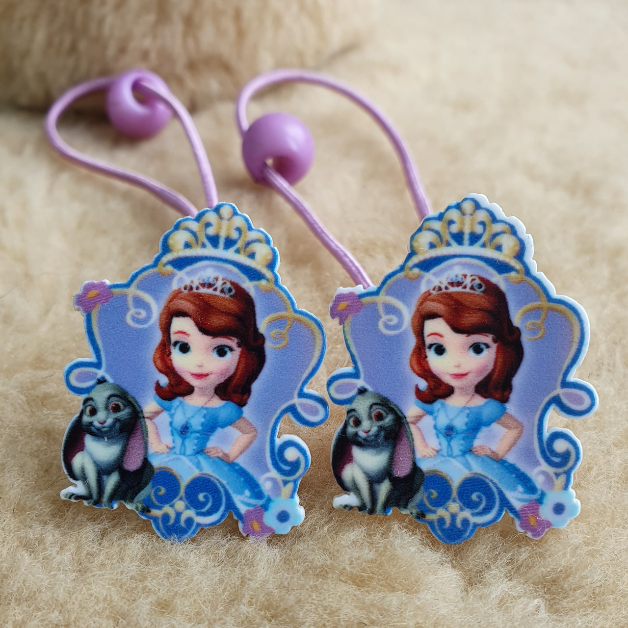 Набір резинок "Принцеса Софія" для дівчинки, 2 штуки, фото 1