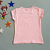 Футболка "Фламінго" для дівчинки. 86-92 см, фото 2