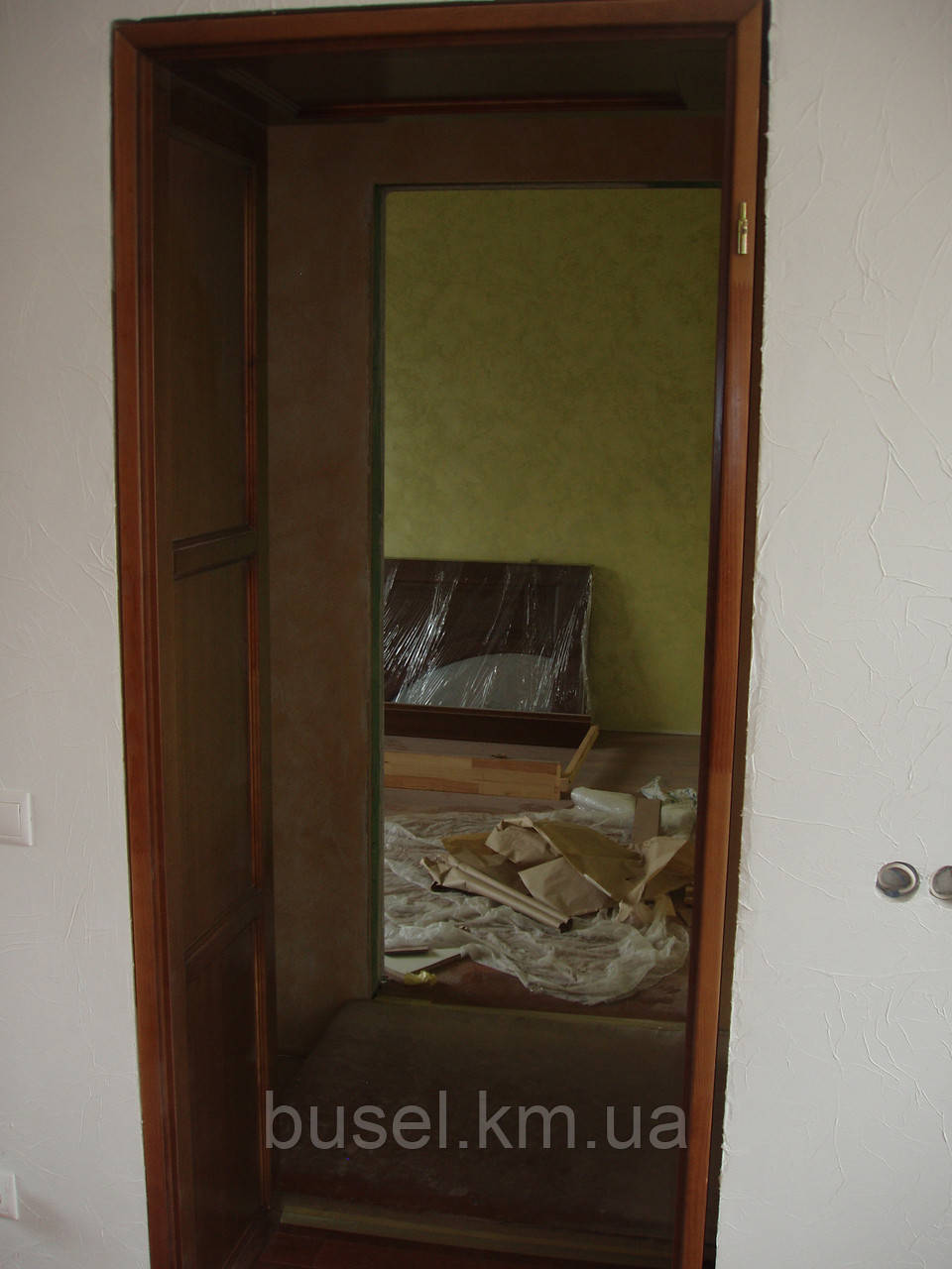 Двери межкомнатные из массива дерева (сосна, шпонированная дубом), доставка по Украине - фото 6 - id-p1209284576