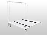 Ліжко металеве відкидне двоспальне 2000х1200х1300мм Kompred OL331, фото 5