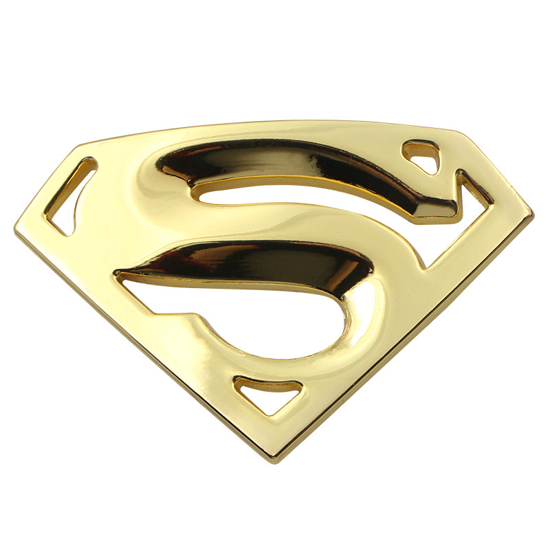 Автозначок Superman 3D-наклейка супермен на автомобіль мотоцикл машину капот крила багажник