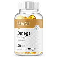 Витамины омега 3 OstroVit Omega 3-6-9 (90 капсул.)