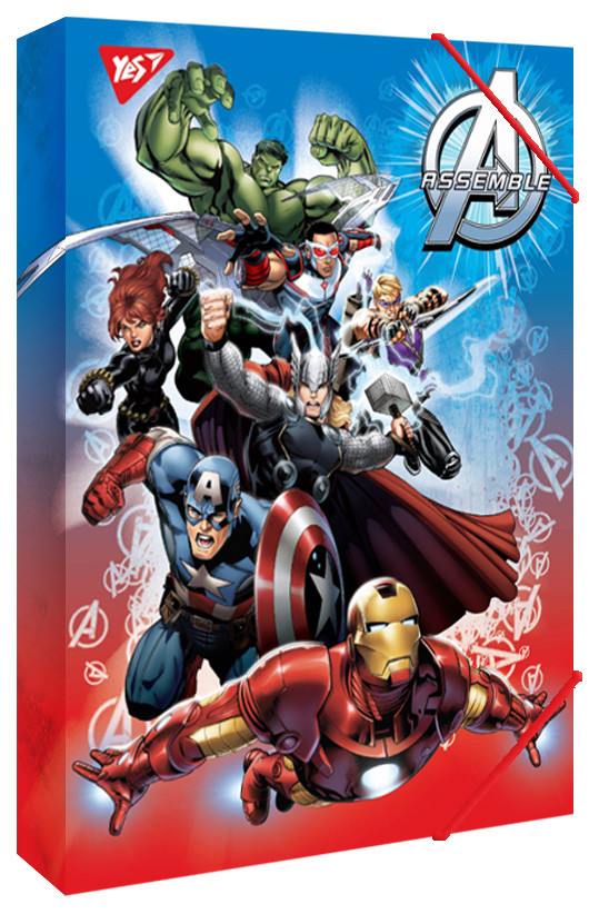 Папка для праці YES картонна А4 "Marvel", фото 1