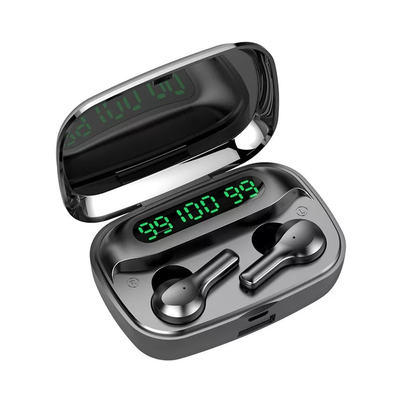Bluetooth-навушники R3 Бездротові - LED Display. Power Bank Індикатор заряду