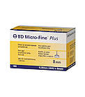 Голки інсулінові БД Мікрофайн Плюс 8мм -BD Micro-fine Plus 30G, 100шт., фото 3