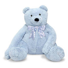 Великий плюшевий ведмедик 76 см блакитний м'яка іграшка Blue Teddy Bear ТМ Melissa & Doug MD3983