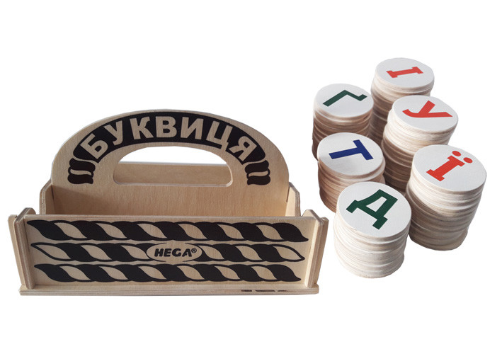 Дидактичний матерiал для навчання української мови та читання. Настiльна розвивальна гра "БУКВИЦЯ - РЕБУС", фото 1