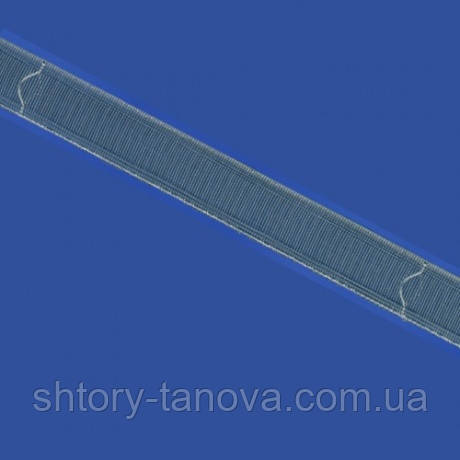 Шторна тасьма австрійка, матова, 16мм