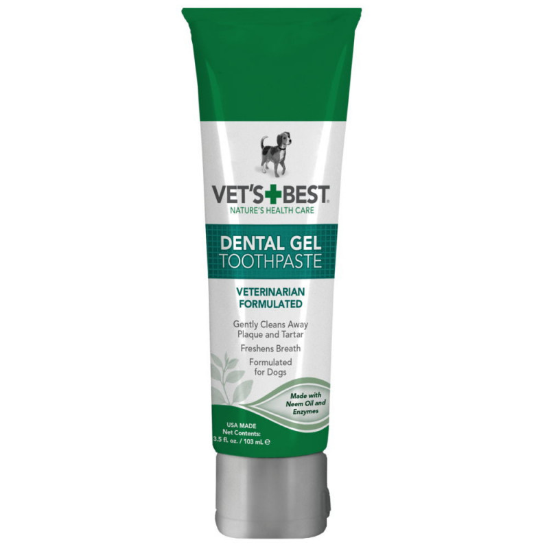 VET'S BEST (Ветс Бест) Dental Gel Toothpaste Гель Для Чищення Зубів 103 мл