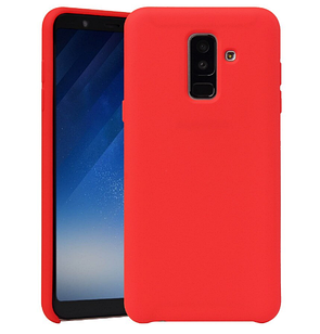 Чохол Silicone Case для Samsung Galaxy J8 2018 J810F червоний (самсунг галаксі джей 8)