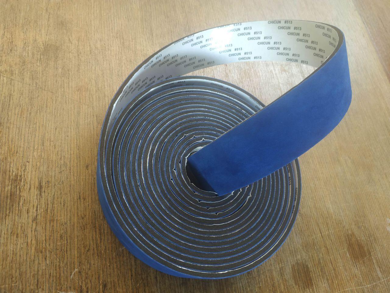 Накладка для вичавки ТМ-140,143 (водостійка) Синя ширина 4 см ціна за 1 м