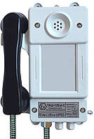 Взрывозащищенный шахтный телефонный аппарат без номеронабирателя со световой индикацией вызова ТАШ-12ЕхI-С