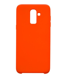 Чохол Silicone Case для Samsung Galaxy J8 2018 J810F жовтогарячий (самсунг галаксі джей 8)