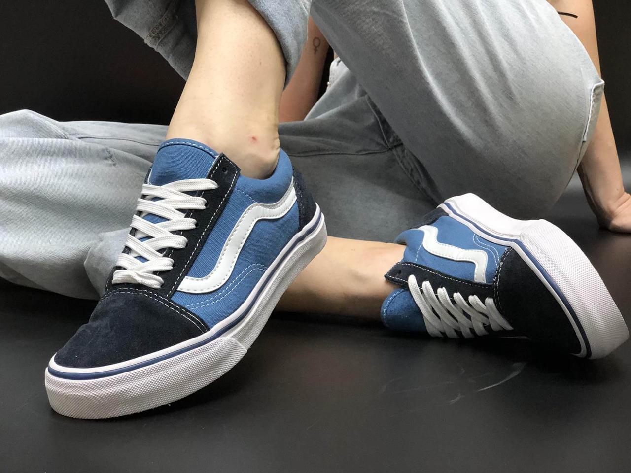 Blue and hotsell white vans