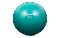 Мяч для фитнеса, пилатеса ProSource Toning Ball 0,9kg (PS-2222-2lb-green), зеленый