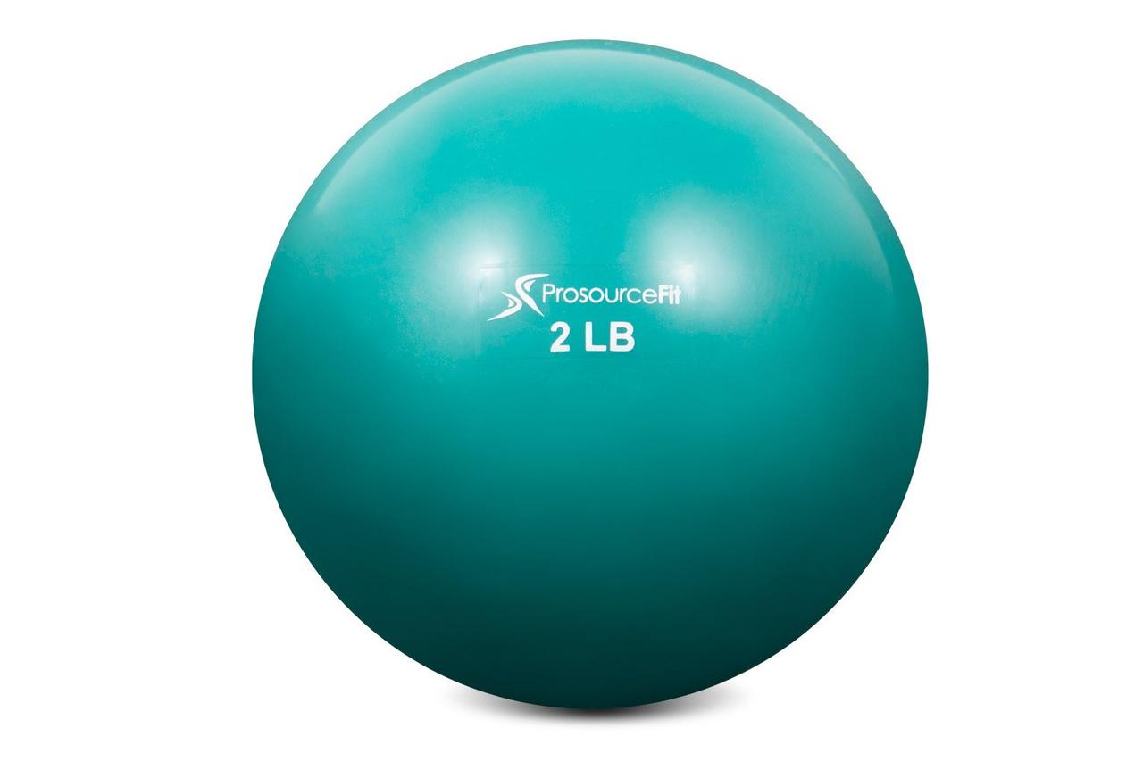 Мяч для фитнеса, пилатеса ProSource Toning Ball 0,9kg (PS-2222-2lb-green), зеленый - фото 1 - id-p1209378986