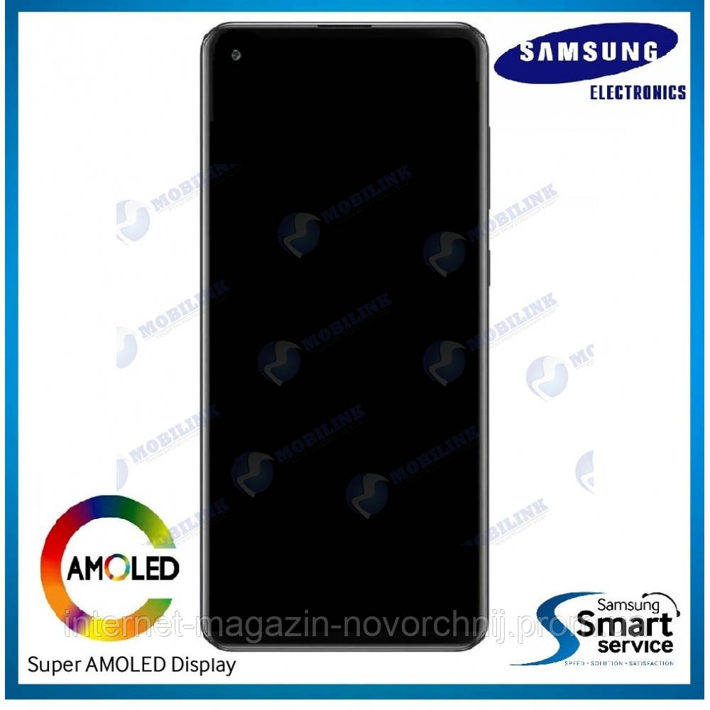 Дисплей Samsung A217 Galaxy A21S Чорний Black GH82-22988A оригінал!