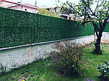 Зеленый Декоративний Паркан сітка Рулонна Огорожа для дому, дачі, альтанок, терас, балконів, фото 5