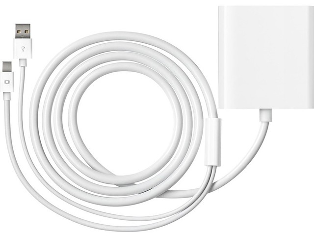 Конвертер Apple MB571Z/A Mini DisplayPort + USB to Dual-Link DVI Adapter converter - фото 2 - id-p14060862